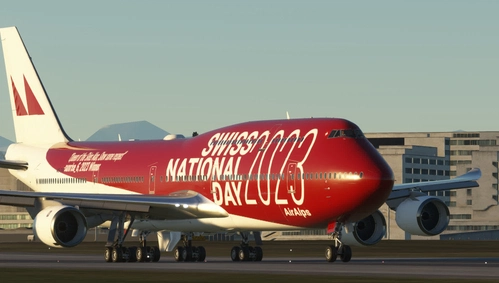 AirAlps Swiss National Day 2023 HB-JS6
