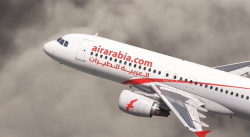 AirArabia  old A320 A6-ANA + Cabin (4K+8K) | Fenix A320 V2B2