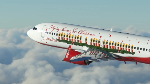 Airberlin [D-ABMS Christmas] w/Cabin PMDG B737-800
