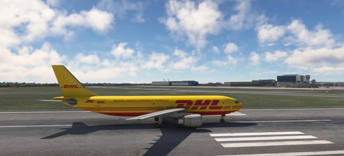 Airbus A306F - DHL - Formula 1 livery G-DHZL (Fictional)