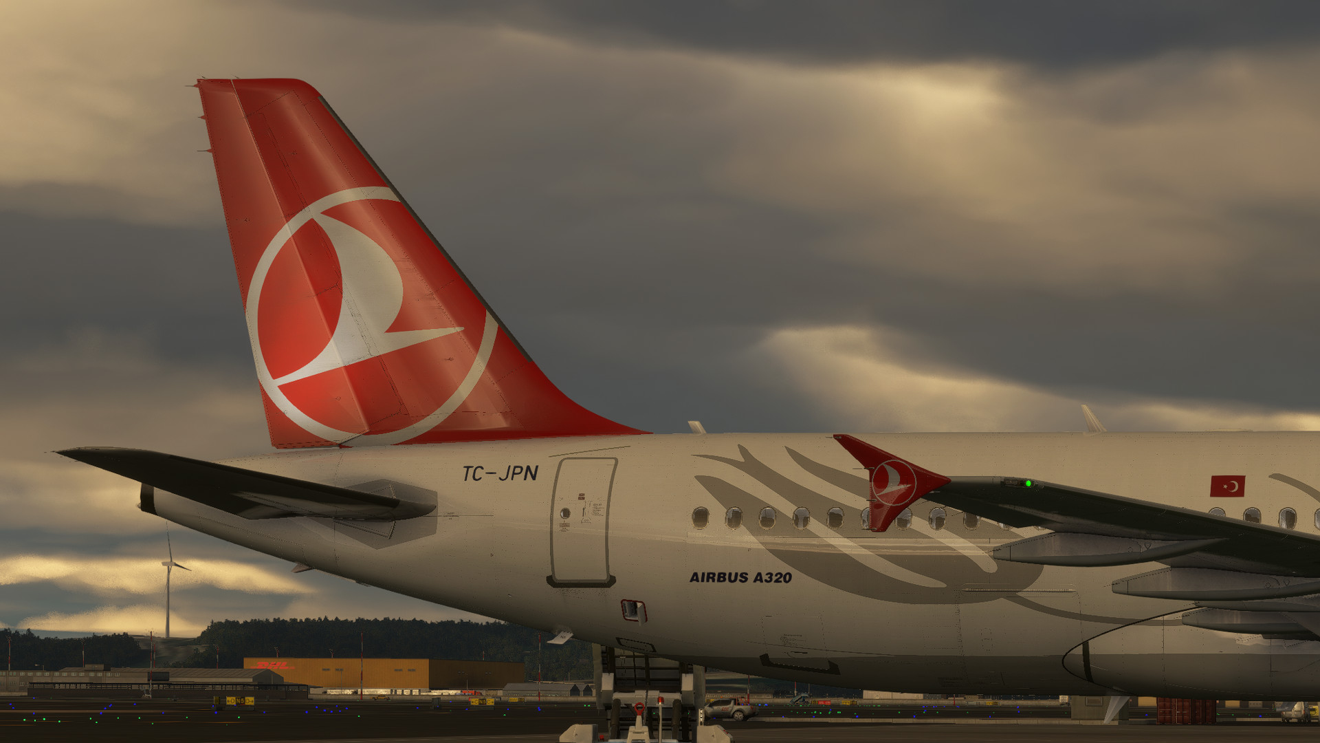 Airbus A320-232 Turkish Airlines TC-JPN "Mardin" livery for Fenix v2b2 [IAE] 8K - Image 1