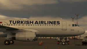 Airbus A320-232 Turkish Airlines TC-JPN "Mardin" livery for Fenix v2b2 [IAE] 8K thumbnail 4