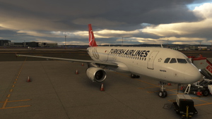 Airbus A320-232 Turkish Airlines TC-JPN "Mardin" livery for Fenix v2b2 [IAE] 8K thumbnail 5
