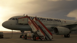 Airbus A320-232 Turkish Airlines TC-JPN "Mardin" livery for Fenix v2b2 [IAE] 8K thumbnail 6