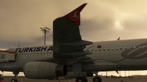 Airbus A320-232 Turkish Airlines TC-JPN "Mardin" livery for Fenix v2b2 [IAE] 8K thumbnail 7