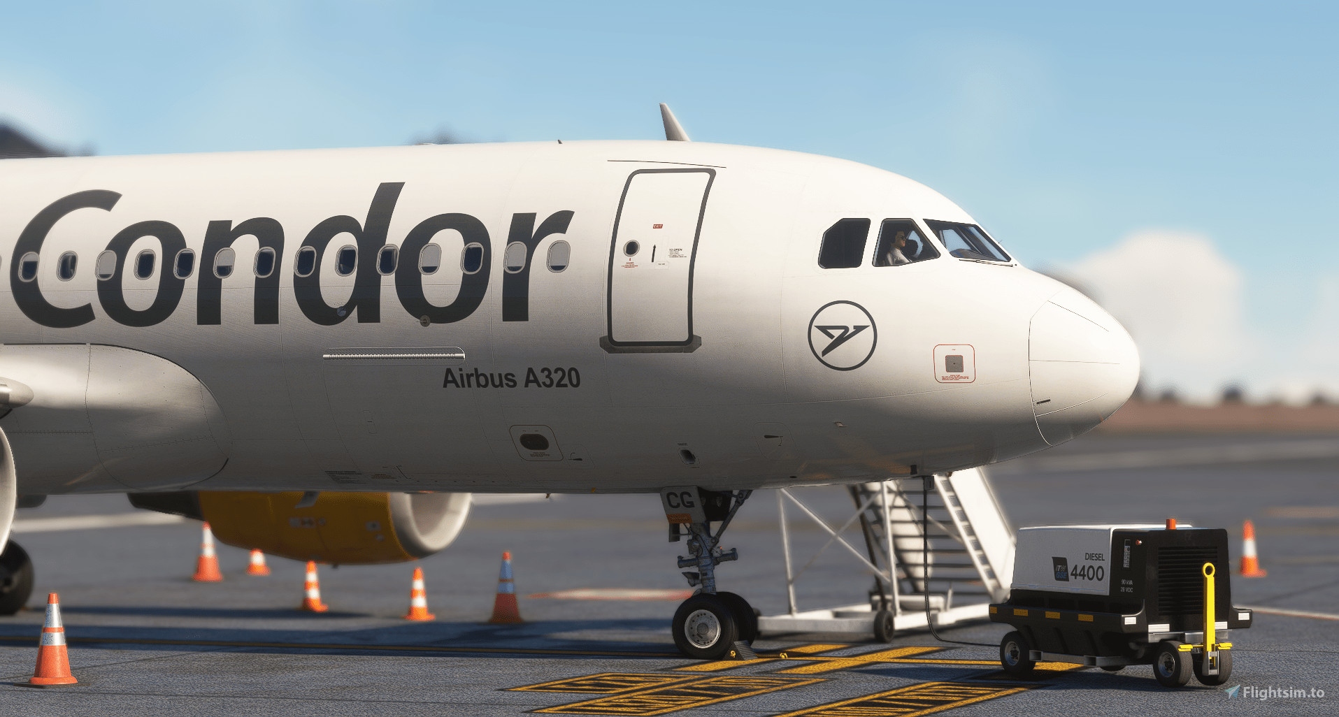 Airbus A320-212 Condor - D-AICG for Microsoft Flight Simulator | MSFS