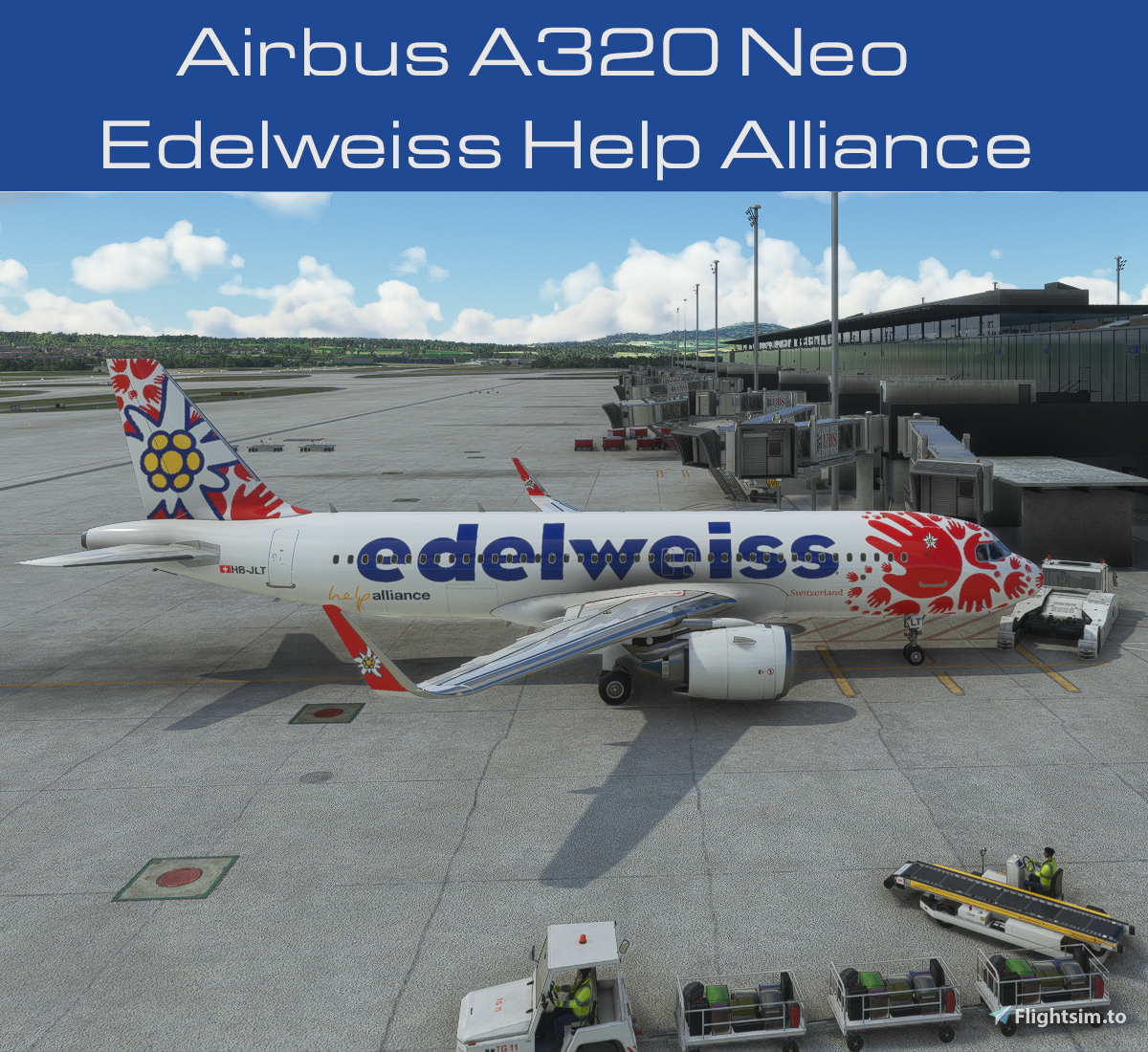 [A32NX] Airbus A320 Edelweiss Help Alliance - Image 1