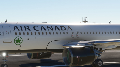 Airbus A320NEO Air Canada green
