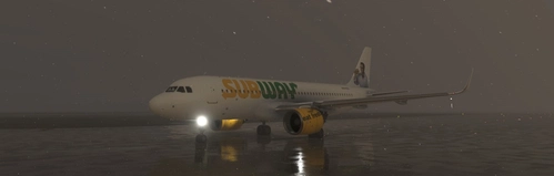 Airbus A320Neo Subway Livery