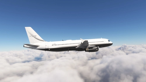 Airbus Business Jet | Private Airbus (SOLID COLOR LIVERY) - with luxury cabin interior 