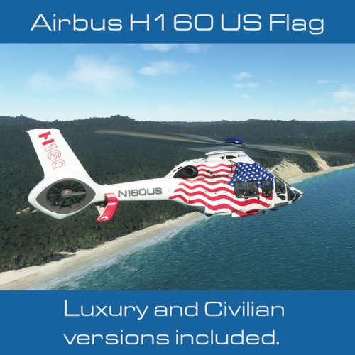 Airbus H160 USA Flag