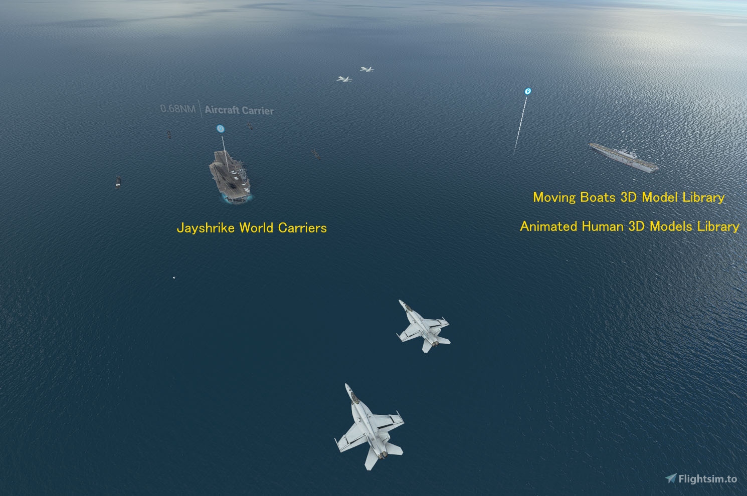 Aircraft Carrier Japan V1 for Microsoft Flight Simulator | MSFS