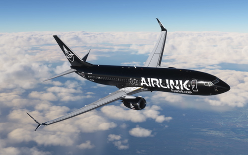 Airlink Boeing 737-800 PMDG SSW Skybucks Livery Fictional ZS-YDE