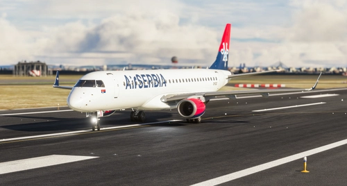 AirSerbia E195 - FSS E-Jets - OY-GDC