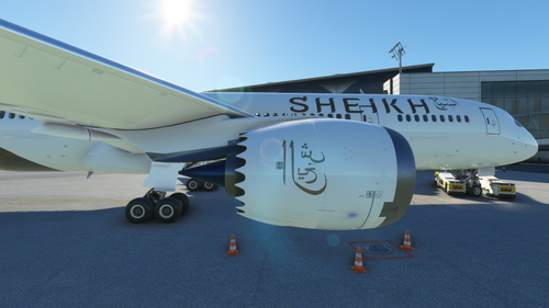 Al-Sheikh Airlines Kuro B787-800 Livery