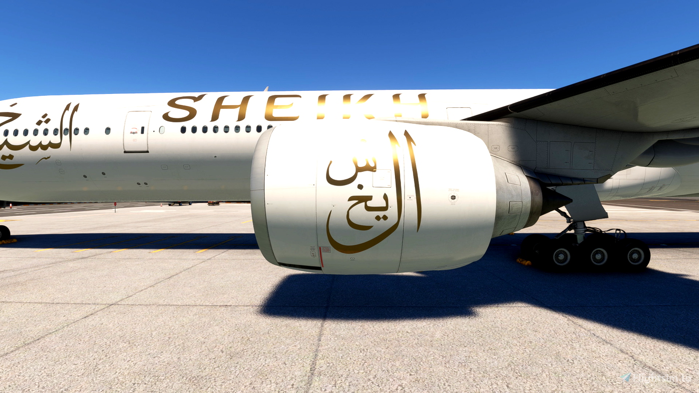 Al-Sheikh Airlines PMDG 777-300ER With Cabin for Microsoft Flight ...