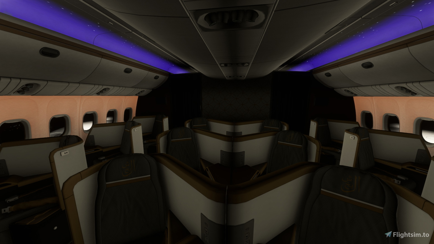 Al-Sheikh Airlines PMDG 777-300ER With Cabin for Microsoft Flight ...