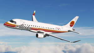 Alaska Airlines Skywest and Horizon Air 5 pack for FlightSim Studio E175 thumbnail 5