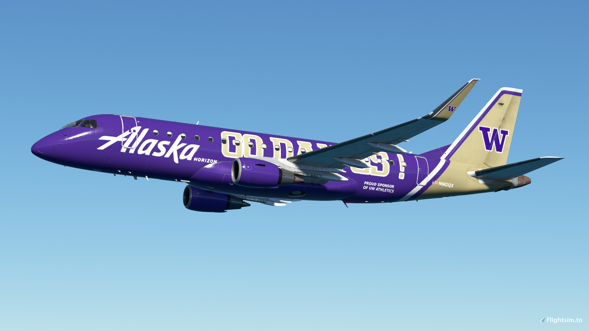 Alaska Airlines Skywest and Horizon Air 5 pack for FlightSim Studio E175 - Image 1