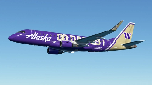 Alaska Airlines Skywest and Horizon Air 5 pack for FlightSim Studio E175