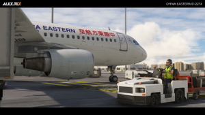 【ALEX.TEX】【FenixA320-B2】China Eastern 中国东方航空 CFM B-2219 标准涂装 8K thumbnail 2