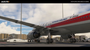 【ALEX.TEX】【FenixA320-B2】Sichuan Airlines 四川航空 CFM B-8948 标准涂装 8K thumbnail 2