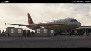 【ALEX.TEX】【FenixA320-B2】Sichuan Airlines 四川航空 CFM B-8948 标准涂装 8K thumbnail 4