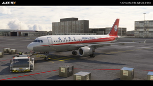 【ALEX.TEX】【FenixA320-B2】Sichuan Airlines 四川航空 CFM B-8948 标准涂装 8K thumbnail 7