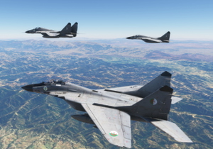 Algerian Air Force MIG-29A livery for Deimos Fulcrum *fictional* thumbnail 3
