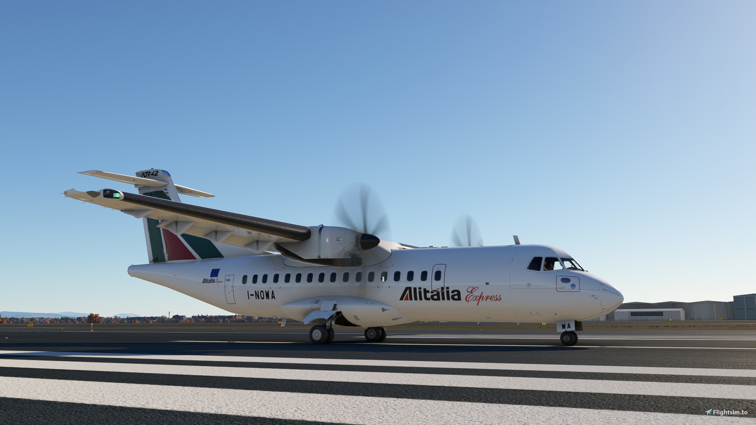 Alitalia Express ATR 42-600 (I-NOWA) - Aircraft Liveries for MSFS