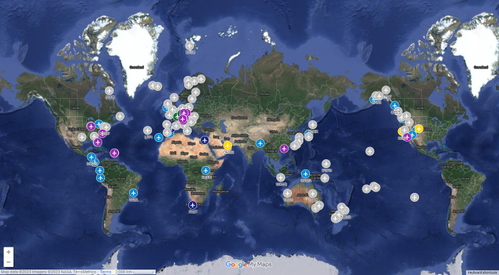 All Asobo handcrafted airports interactive map
