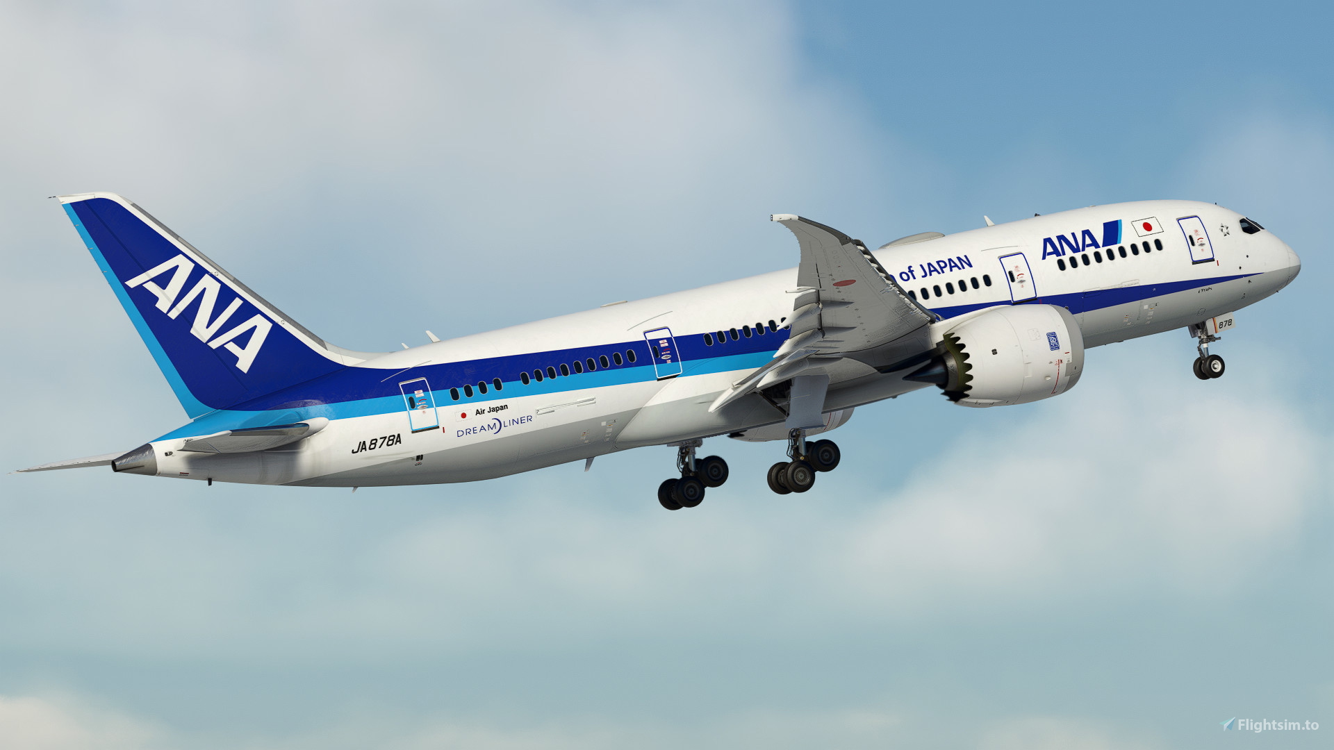 All Nippon Airways (ANA) Livery Pack | Kuro B787-8 v2 | 8K for