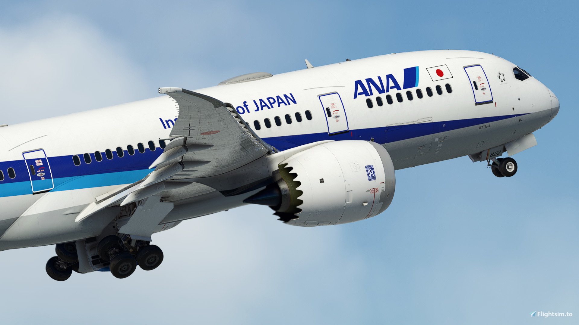 All Nippon Airways (ANA) Livery Pack | Kuro B787-8 v2 | 8K