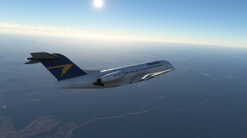Alliance Airlines Just Flight Fokker F28-4000 [Fictional]