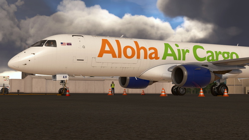 AlohaAir Cargo  ✈  FSS E190F  (Freighter)  ✈  Fictional 