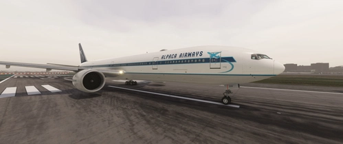 Alpaca Airways 'Retro' (G-FTSW) | PMDG B777-300ER