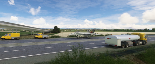 Alpha Uno Swiss Air Force Highway Exercise - "LSMP1"