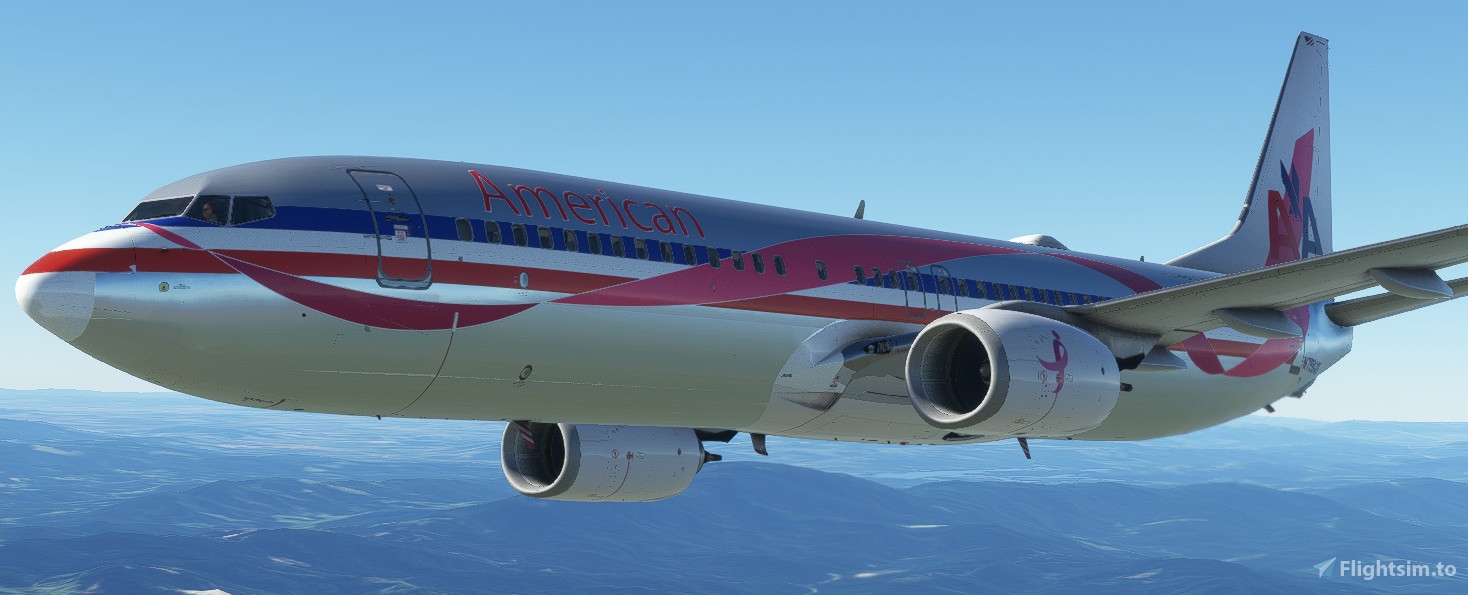 AMERICAN 737-800 N759AN for Microsoft Flight Simulator | MSFS