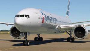 American Airlines [Pack] w/Cabin PMDG B777-323ER thumbnail 12