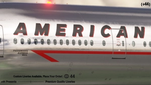 American Airlines Retro ( N737AL ) PMDG 777-300ER - 8K thumbnail 7