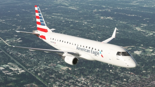 American Eagle (SkyWest) (N511SY) - FlightSim Studios E-175
