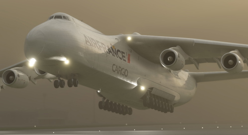 AN-225 Air France Cargo (Modern Colours) - Fictional 
