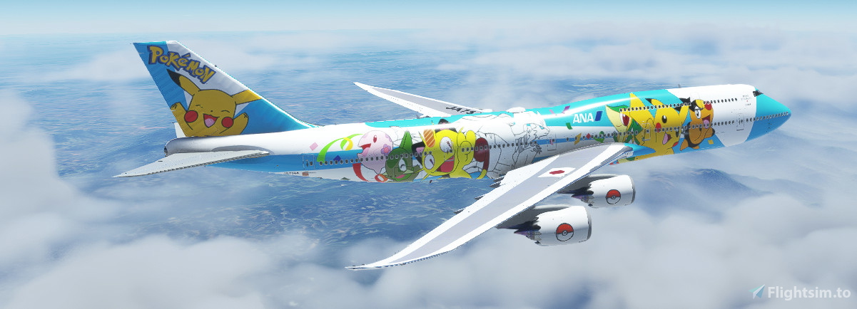 ANA [ALL NIPPON AIRWAYS] [8K] JA754A Livery mod by Marcioart121BR 