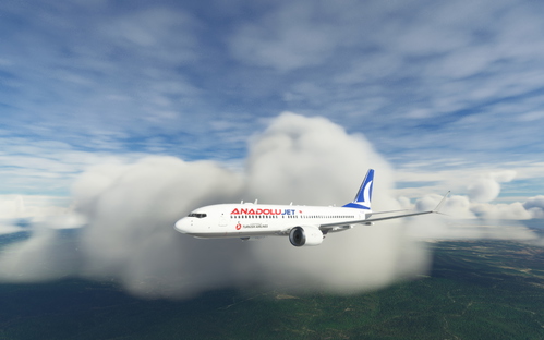 Bredok3d B737 MAX 8 AnadoluJet Package W/WINGLETS