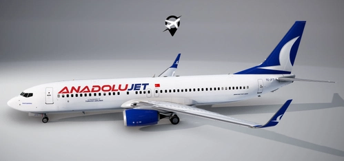 AnadoluJet TC-JFT | 4K | PMDG B737-800 (REQUEST)