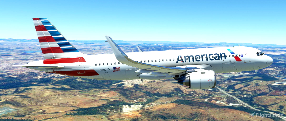 [A32NX] ANERICAN AIRLINES N400AN for Microsoft Flight Simulator MSFS