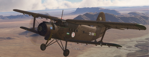 Antonov AN-2 UK-KIV "Khiva" brown heavily weathered (v1.1)