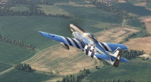 Aeroplane Heaven P-51D Quick Silver Livery