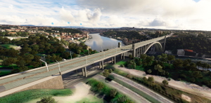 Arrábida bridge - (real life modulated building - detailed) thumbnail 1