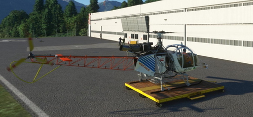 AS315B Lama Wucher Helicopter
